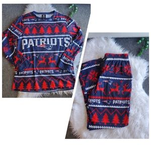 NIP Men's New England Patriots Family Holiday Pajamas, NFL